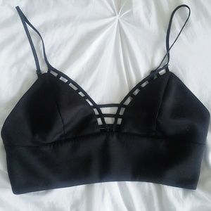 Black bralette